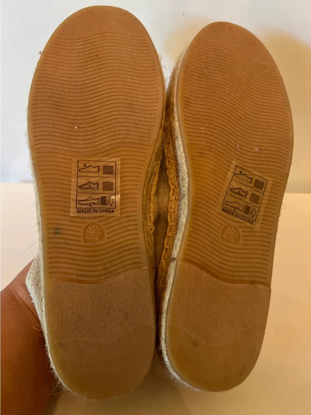 Soludos Beach Day Espadrille Smoking Slippers Shoes In Sand Organic cotton Sz 9